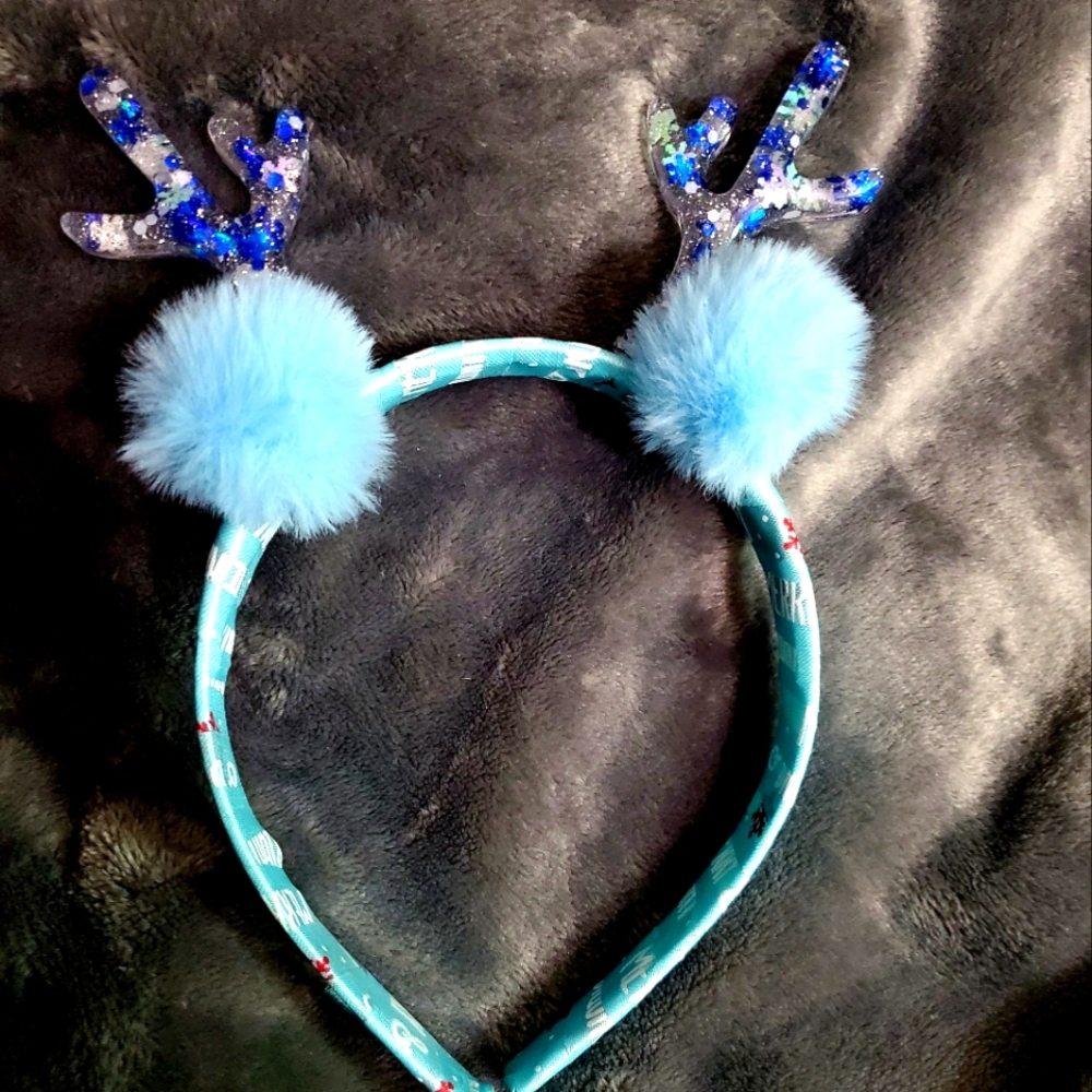 Resin antler girls headband